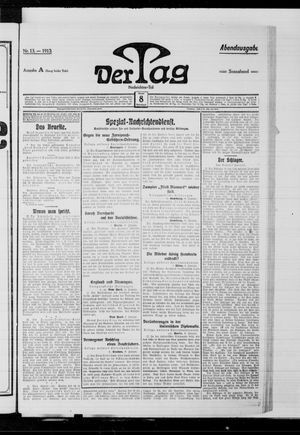 Der Tag vom 08.01.1910