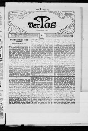 Der Tag vom 12.01.1910