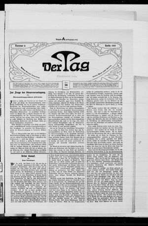 Der Tag vom 14.01.1910