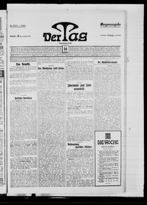 Der Tag vom 14.01.1910