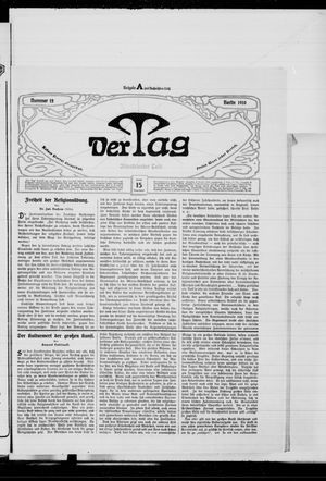 Der Tag vom 15.01.1910