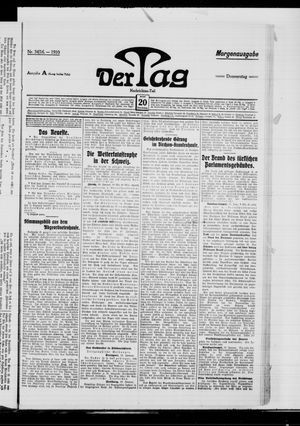 Der Tag vom 20.01.1910