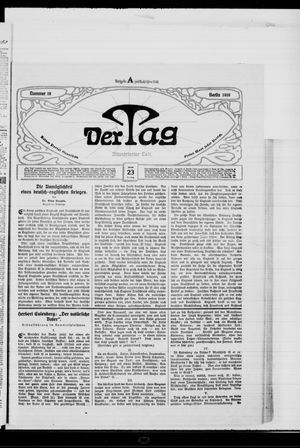 Der Tag vom 23.01.1910