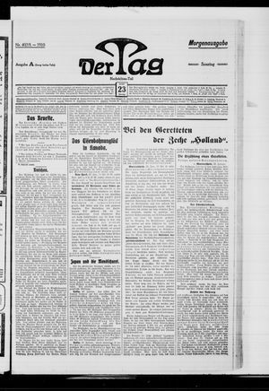 Der Tag vom 23.01.1910