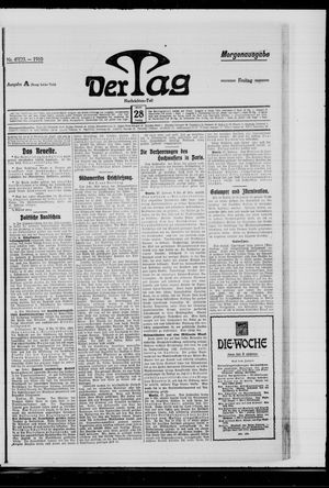 Der Tag vom 28.01.1910