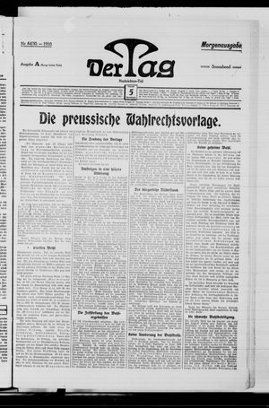 Der Tag vom 05.02.1910