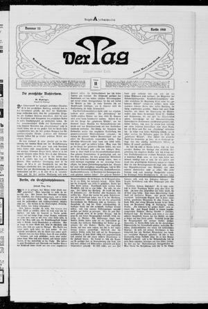 Der Tag vom 11.02.1910