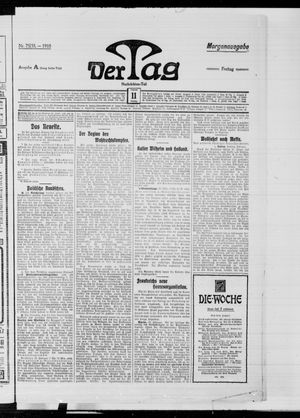 Der Tag vom 11.02.1910