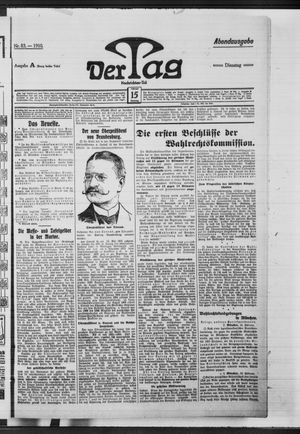 Der Tag vom 15.02.1910
