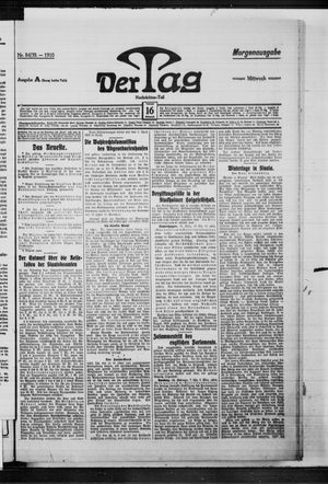 Der Tag vom 16.02.1910