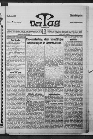 Der Tag vom 16.02.1910