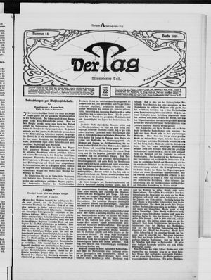 Der Tag vom 22.02.1910