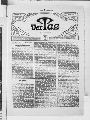 Der Tag vom 02.03.1910