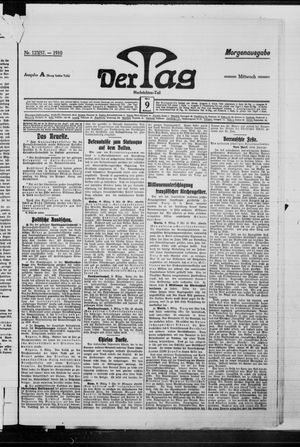 Der Tag on Mar 9, 1910