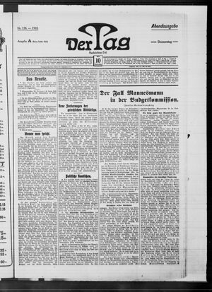 Der Tag on Mar 10, 1910