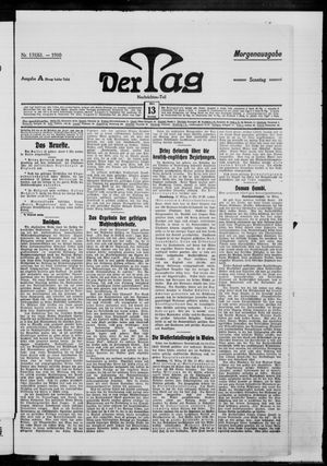 Der Tag on Mar 13, 1910