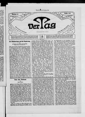 Der Tag on Mar 16, 1910
