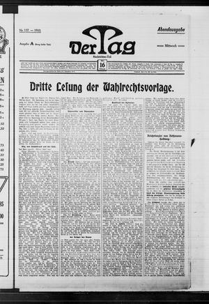 Der Tag on Mar 16, 1910