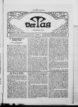 Der Tag vom 14.04.1910