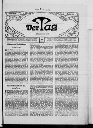 Der Tag vom 27.04.1910