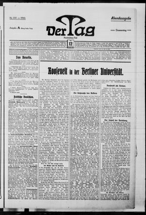 Der Tag vom 12.05.1910