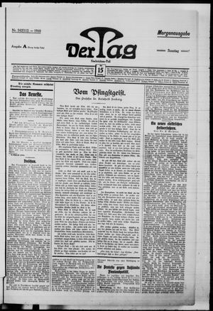 Der Tag vom 15.05.1910
