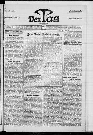 Der Tag vom 28.05.1910