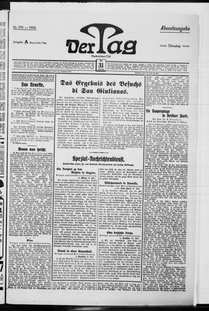 Der Tag vom 31.05.1910
