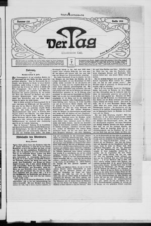 Der Tag vom 07.06.1910