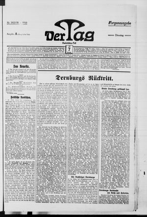 Der Tag vom 07.06.1910