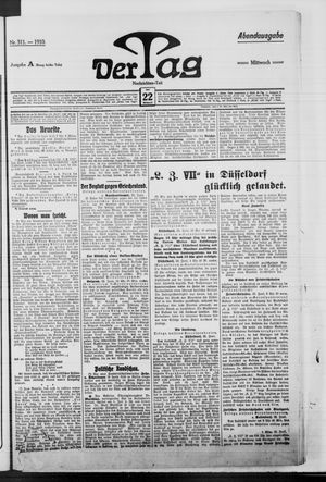 Der Tag vom 22.06.1910