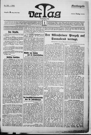 Der Tag vom 01.07.1910