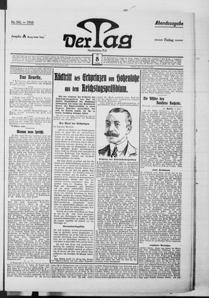 Der Tag vom 08.07.1910