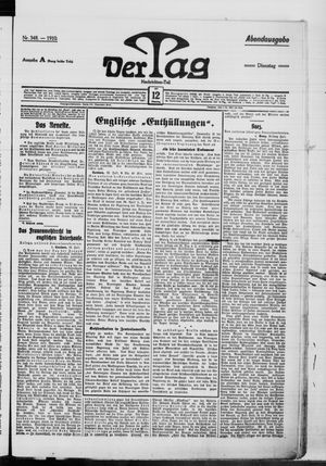 Der Tag vom 12.07.1910