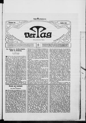 Der Tag vom 19.07.1910