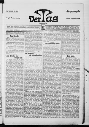 Der Tag vom 19.07.1910