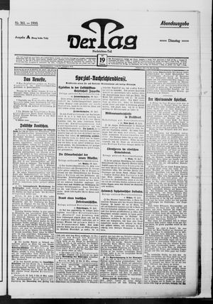 Der Tag vom 19.07.1910