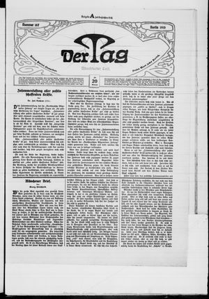 Der Tag vom 20.07.1910