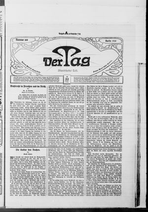 Der Tag vom 22.07.1910