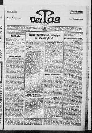 Der Tag vom 23.07.1910