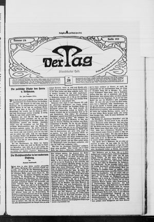 Der Tag vom 28.07.1910