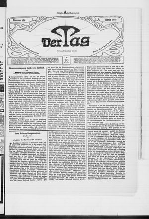 Der Tag vom 30.07.1910