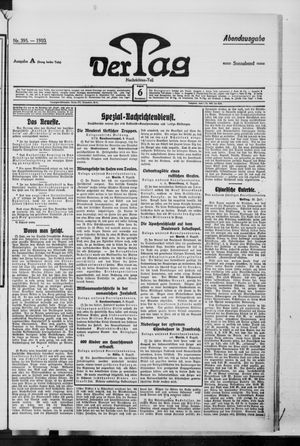 Der Tag vom 06.08.1910