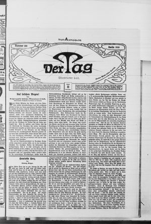 Der Tag vom 11.08.1910