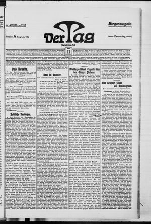 Der Tag vom 11.08.1910