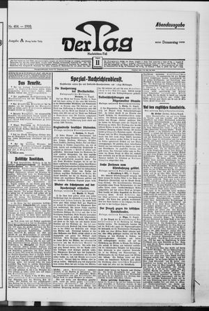 Der Tag vom 11.08.1910
