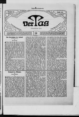 Der Tag vom 28.08.1910
