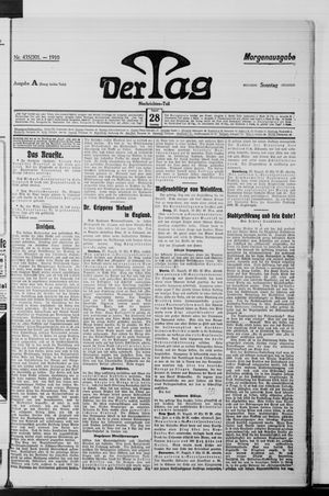 Der Tag vom 28.08.1910