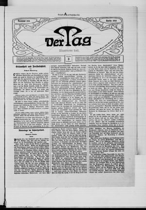 Der Tag vom 03.09.1910