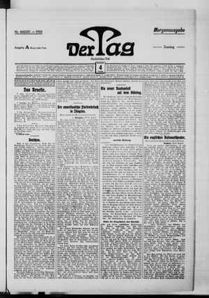 Der Tag vom 04.09.1910